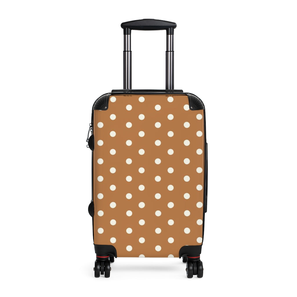 Rustic Polka Dots Suitcases