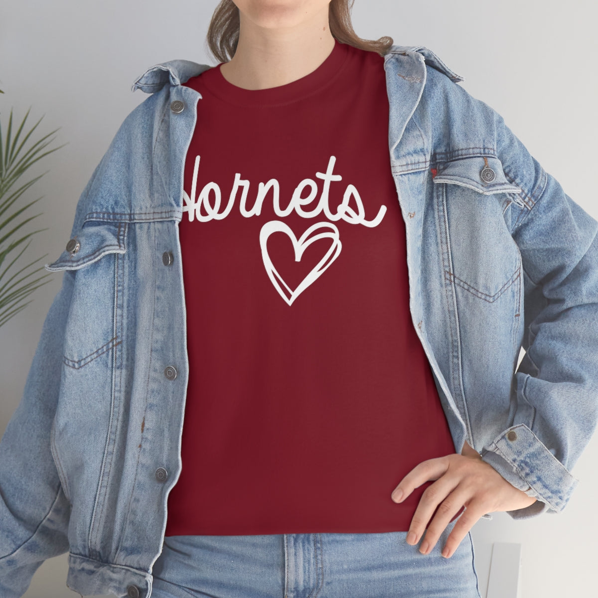 Hornet White Heart Unisex Heavy Cotton Tee