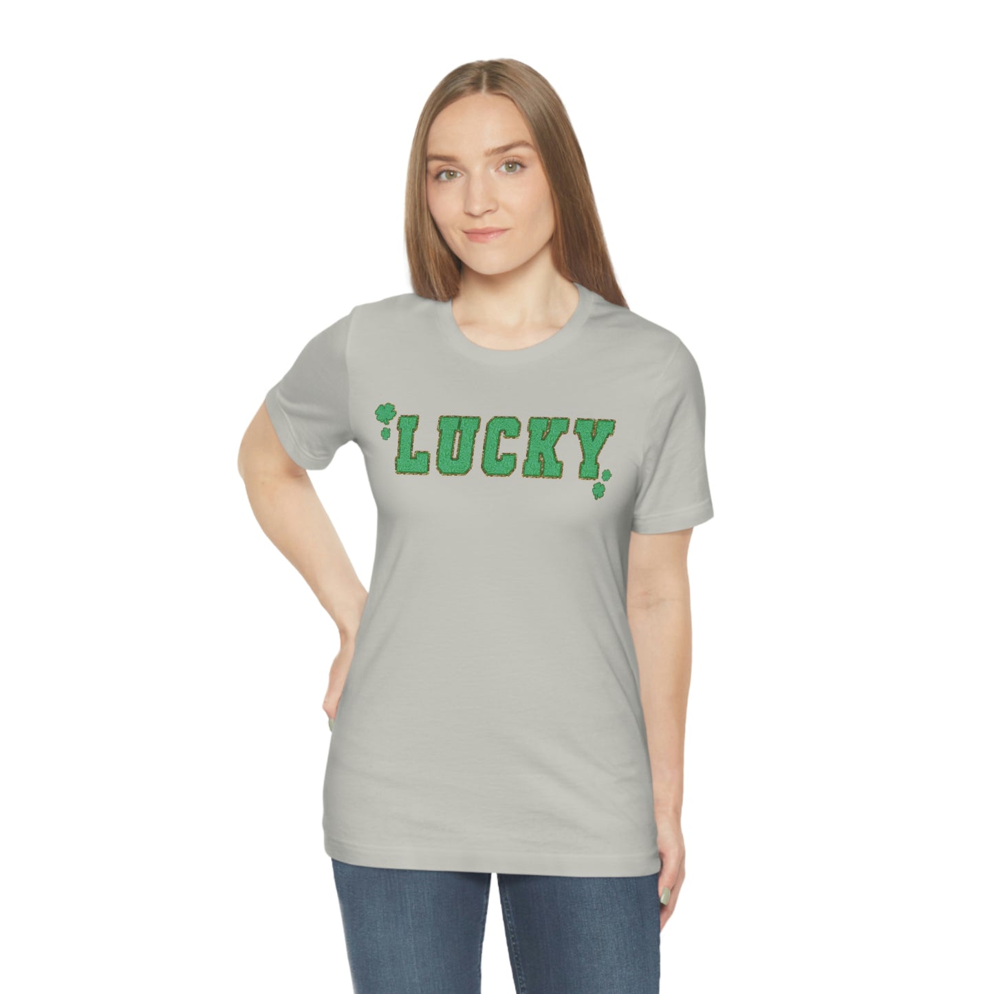 St. Patrick's Day "Lucky" Unisex Jersey Short Sleeve Tee