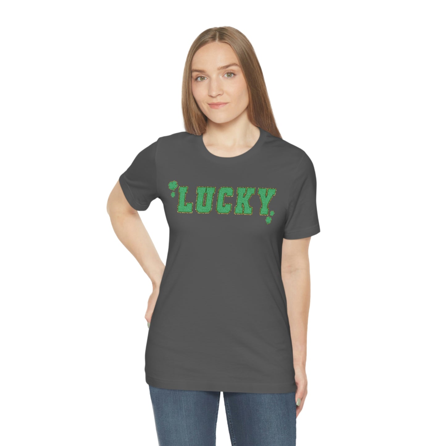 St. Patrick's Day "Lucky" Unisex Jersey Short Sleeve Tee