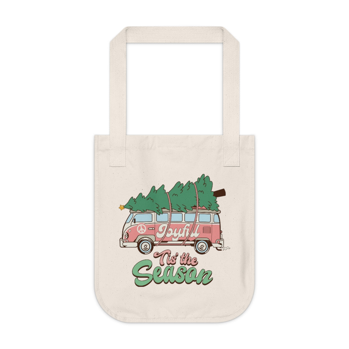 Tis the Season Organic Canvas Tote Bag