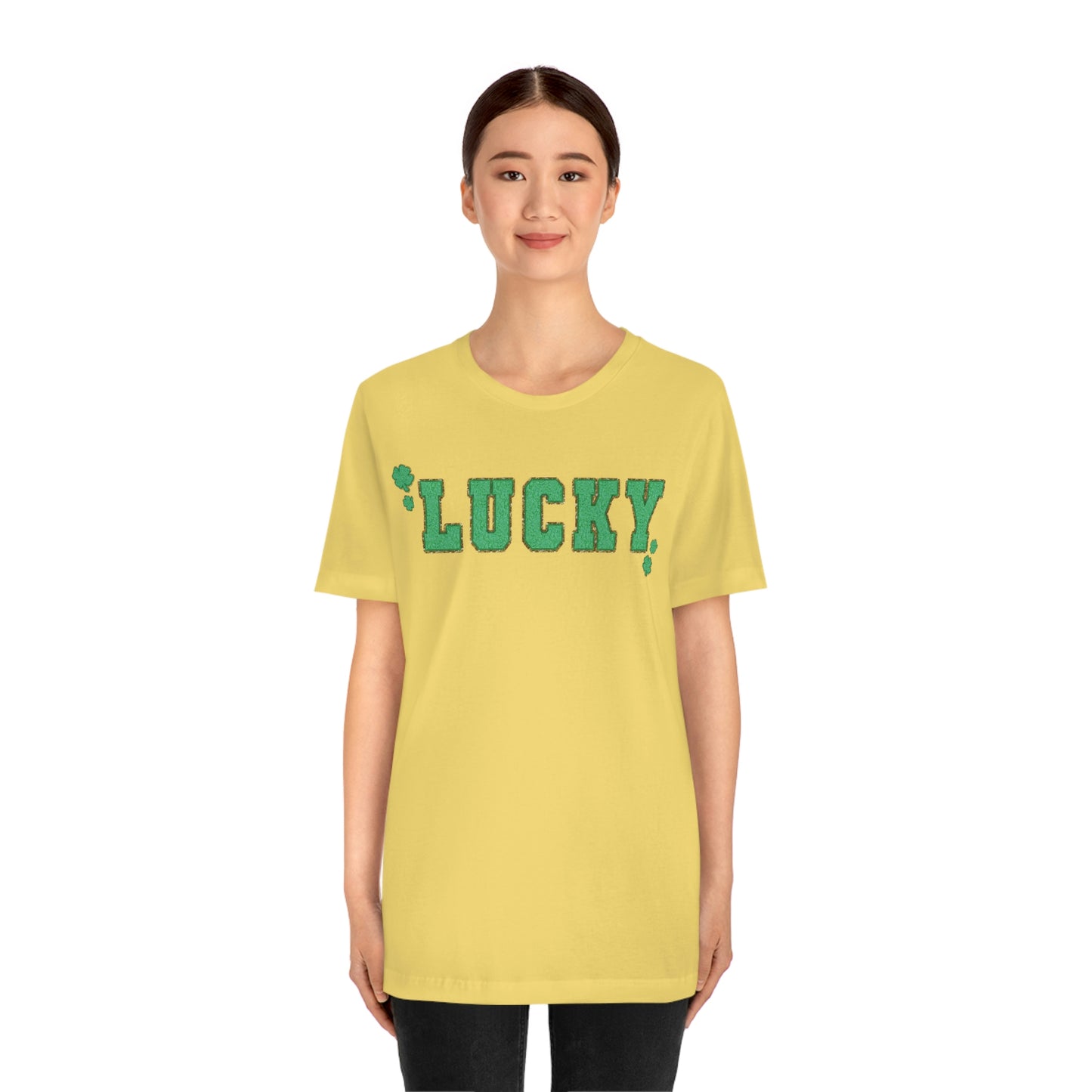 St. Patrick's Day "Lucky" Unisex Jersey Short Sleeve Tee