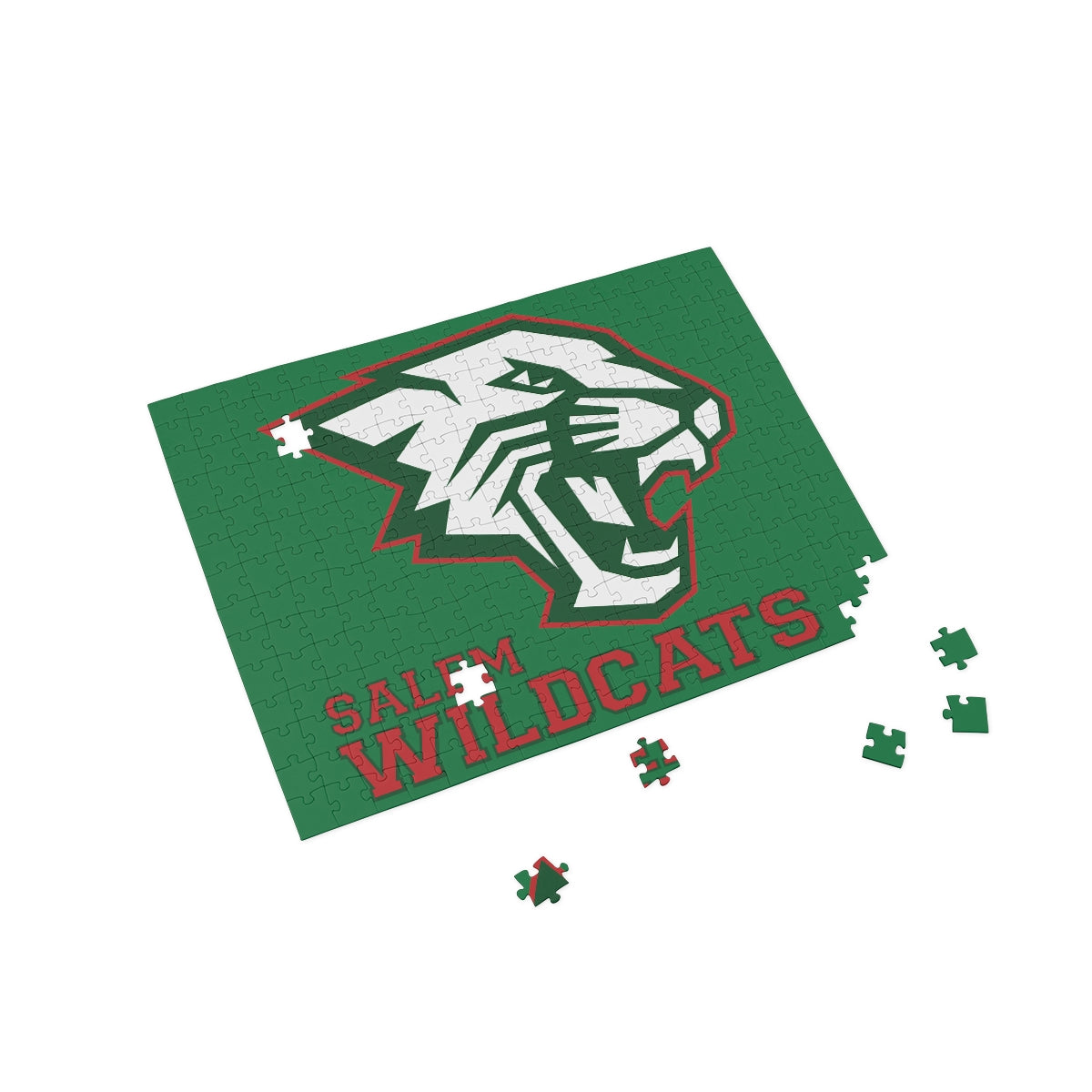 Salem Wildcats - Green Puzzle (96, 252, 500, 1000-Piece)