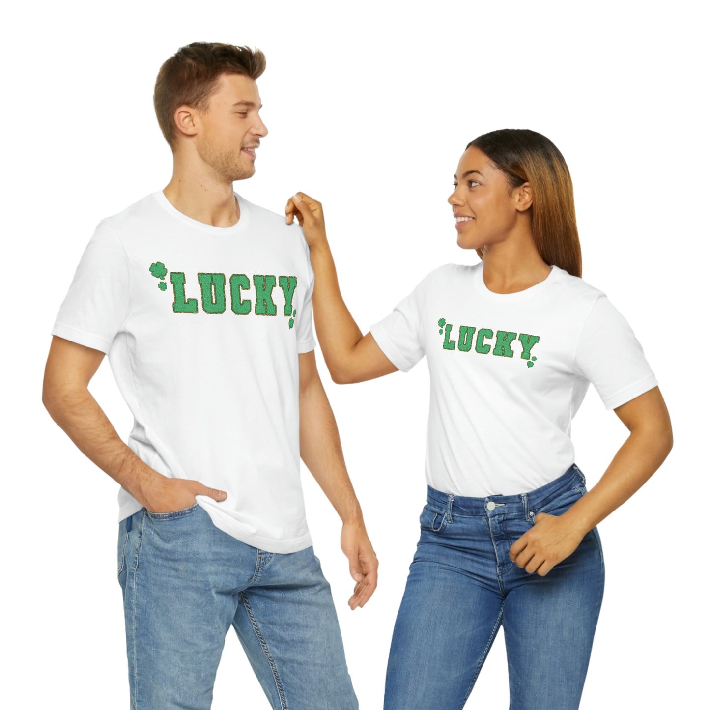 St. Patrick's Day "Lucky" Unisex Jersey Short Sleeve Tee