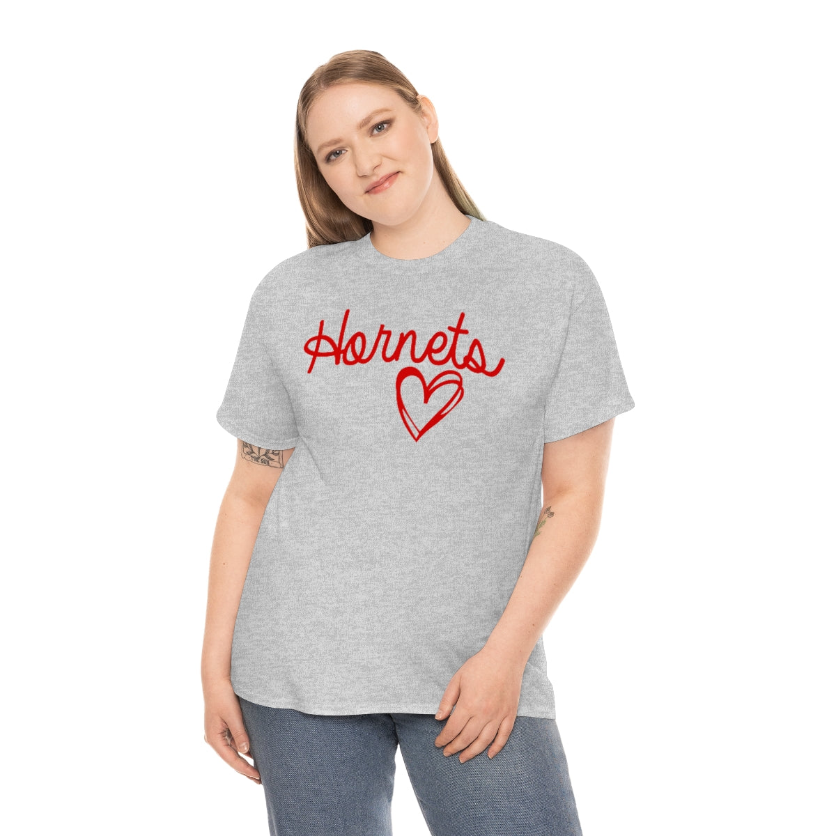 Hornet Heart Unisex Heavy Cotton Tee