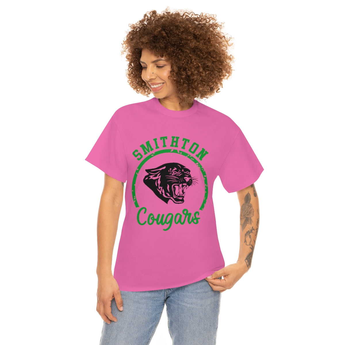 Smithton Cougars Unisex Heavy Cotton Tee