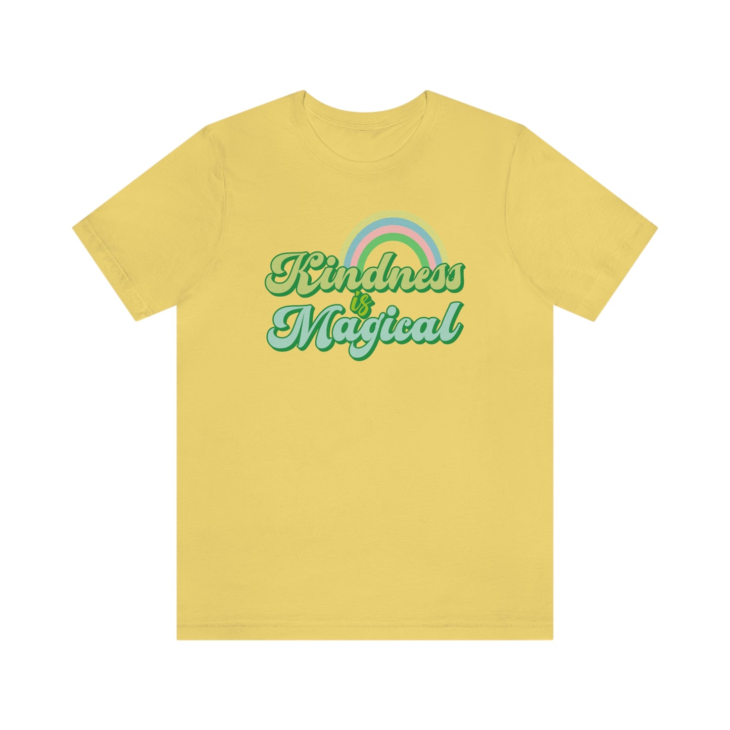 St. Patrick's Day "Kindness is Magical" - Front Side Only Unisex Jersey Short Sleeve Tee