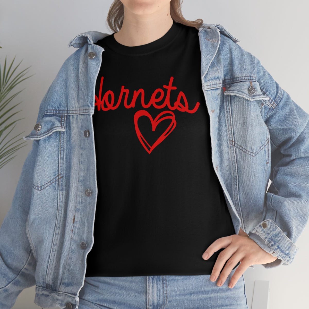 Hornet Heart Unisex Heavy Cotton Tee