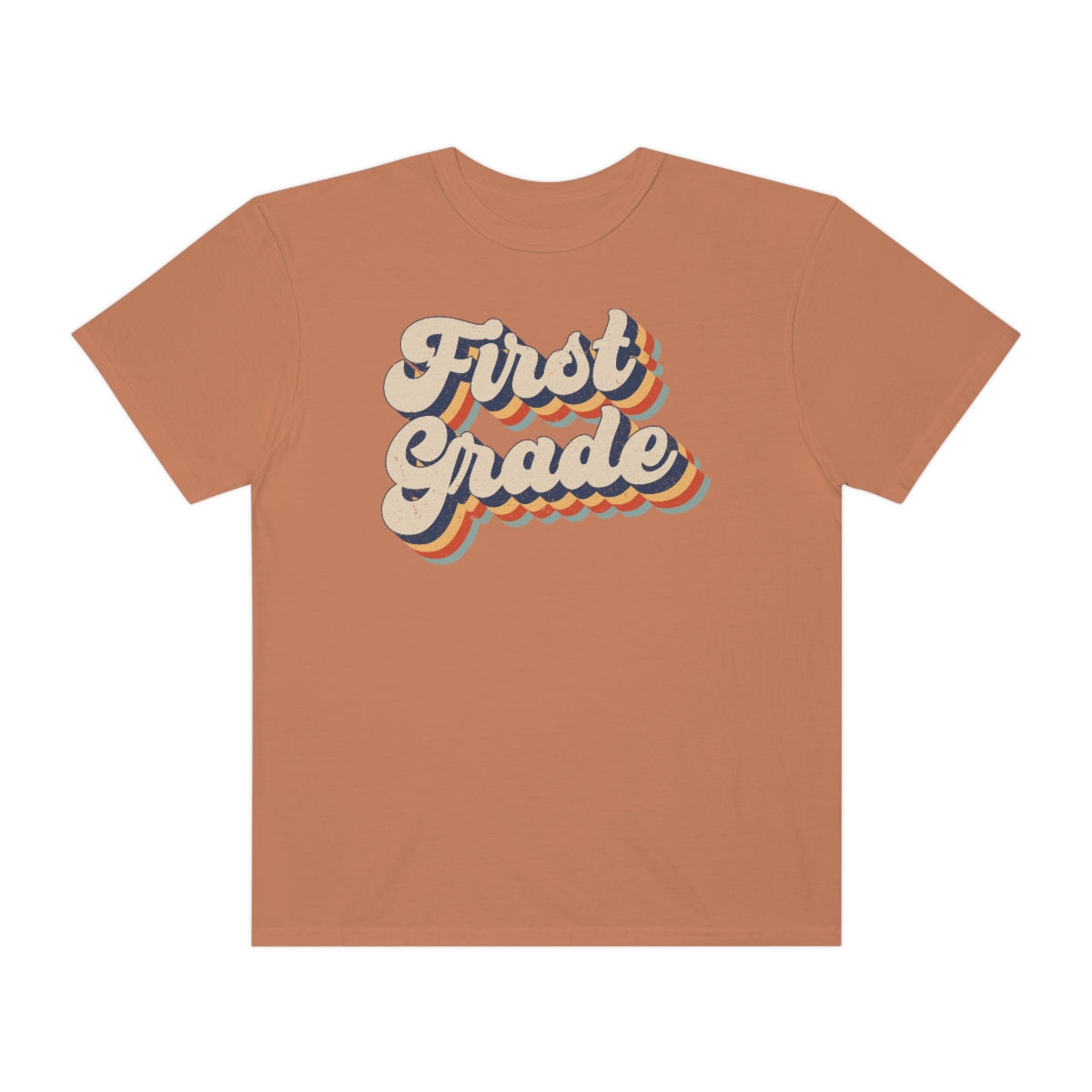 Retro First Grade Unisex Garment-Dyed Comfort Colors PREMIUM T-shirt