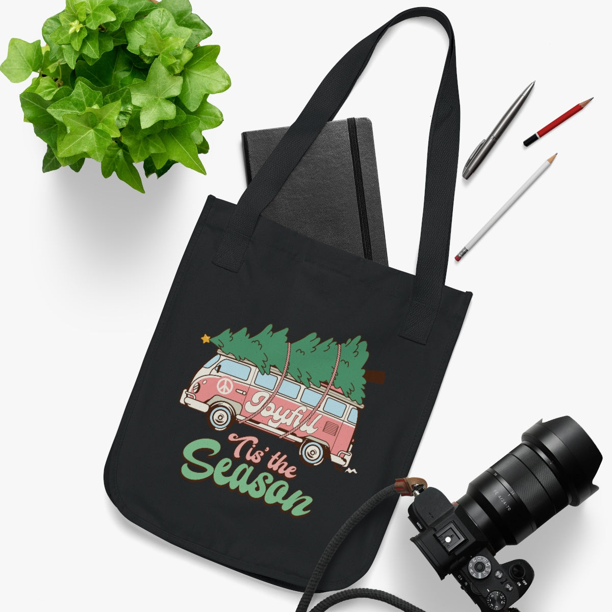 Tis the Season Organic Canvas Tote Bag