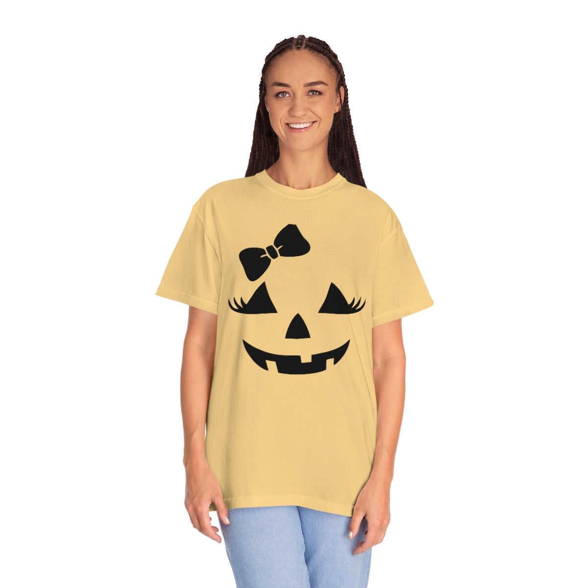 Girl Jack-o-lantern Unisex Garment-Dyed PREMIUM T-shirt