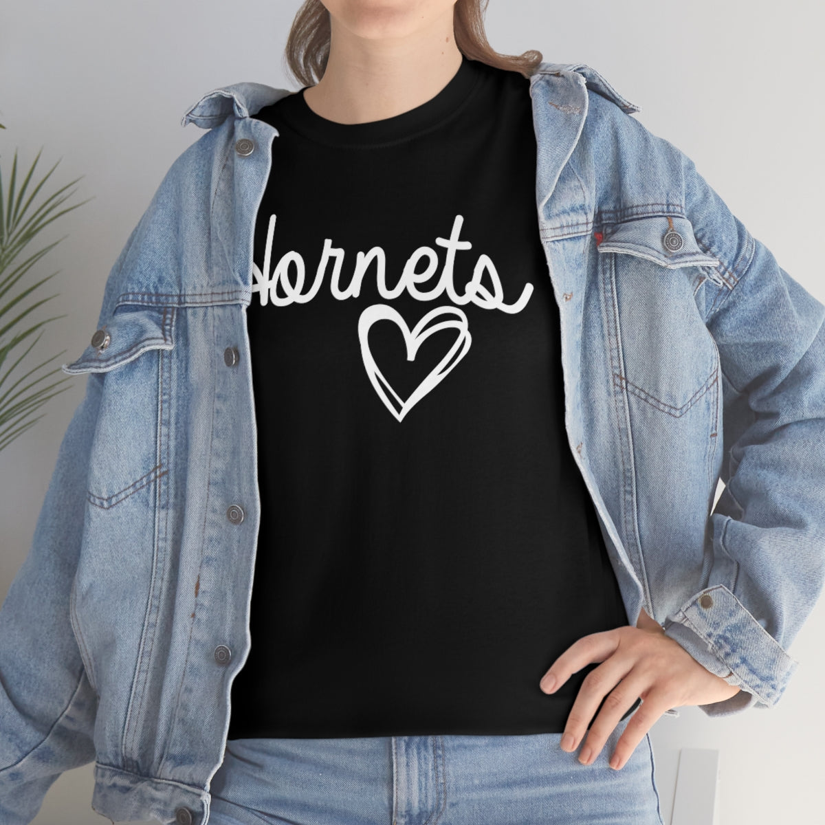 Hornet White Heart Unisex Heavy Cotton Tee