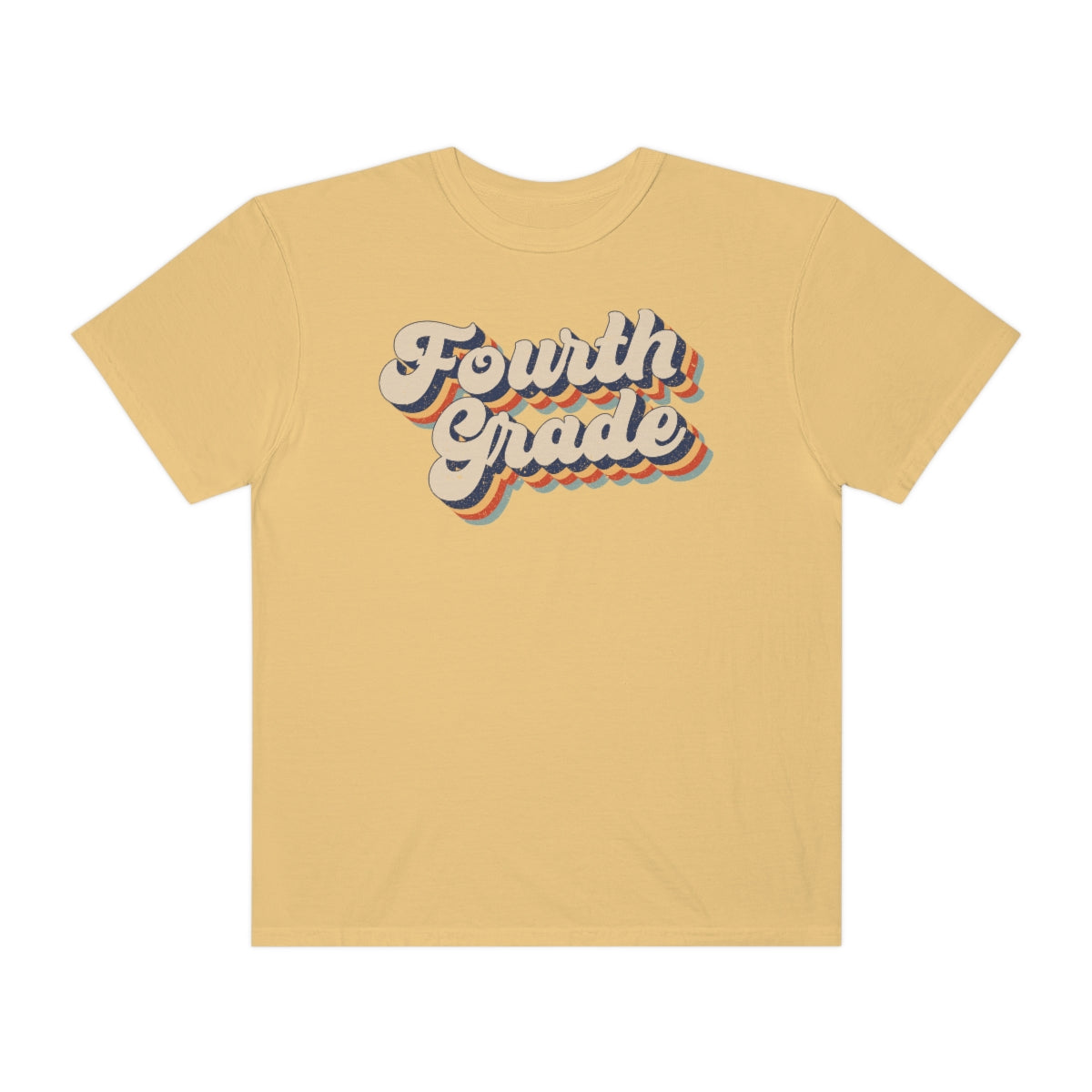 Retro Fourth Grade Unisex Garment-Dyed Comfort Colors PREMIUM T-shirt