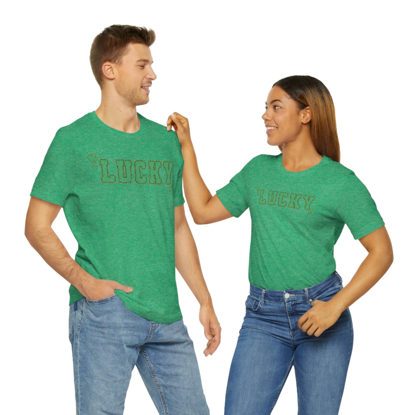 St. Patrick's Day "Lucky" Unisex Jersey Short Sleeve Tee