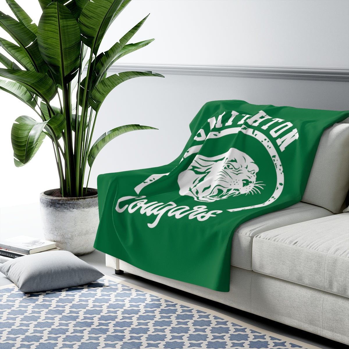 Smithton Cougars Sherpa Fleece Blanket