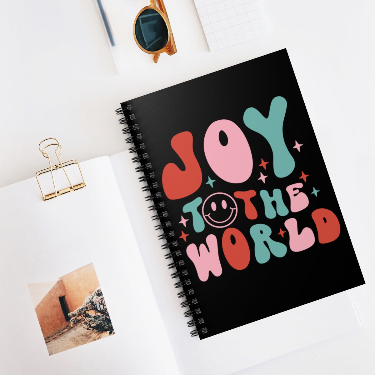 Joy to the World Spiral Notebook - Ruled Line