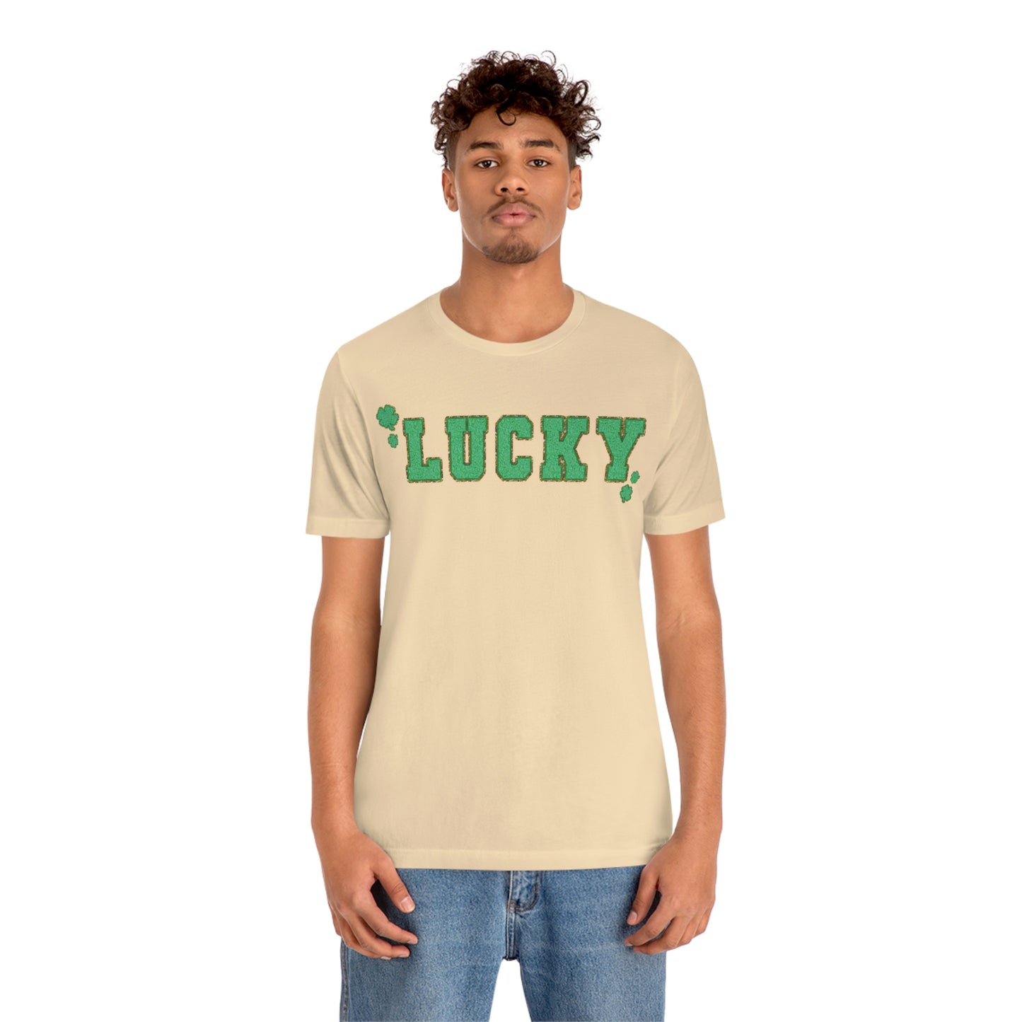 St. Patrick's Day "Lucky" Unisex Jersey Short Sleeve Tee