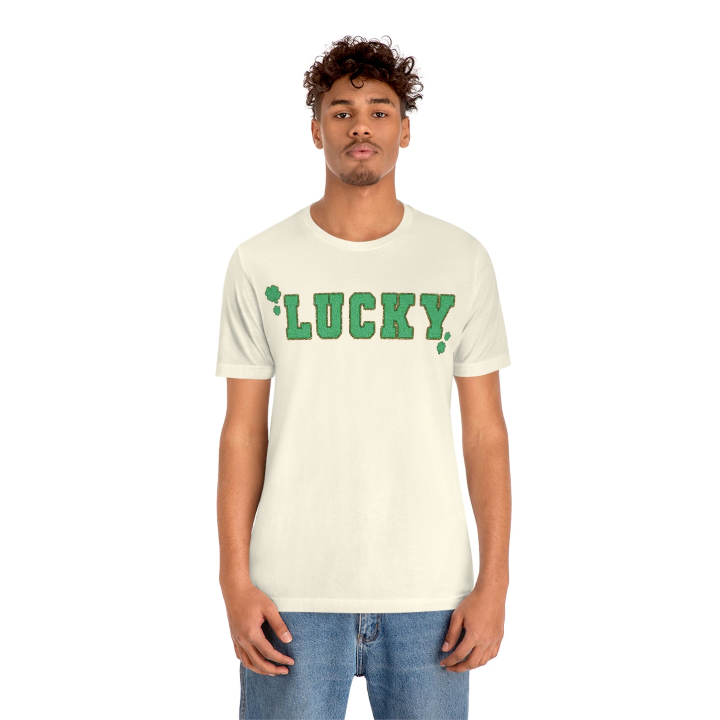 St. Patrick's Day "Lucky" Unisex Jersey Short Sleeve Tee