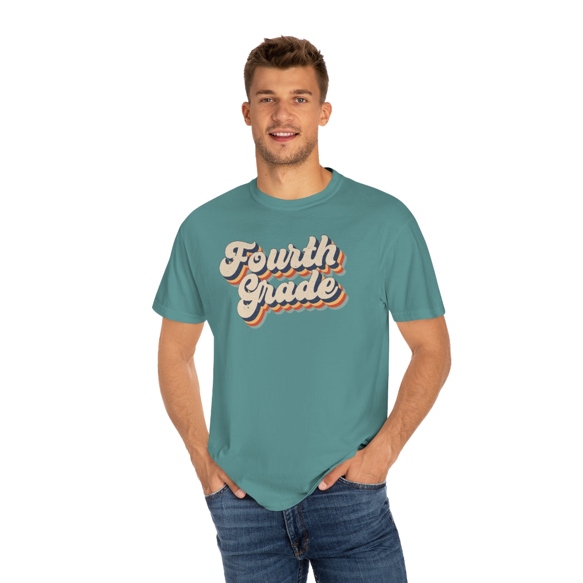 Retro Fourth Grade Unisex Garment-Dyed Comfort Colors PREMIUM T-shirt