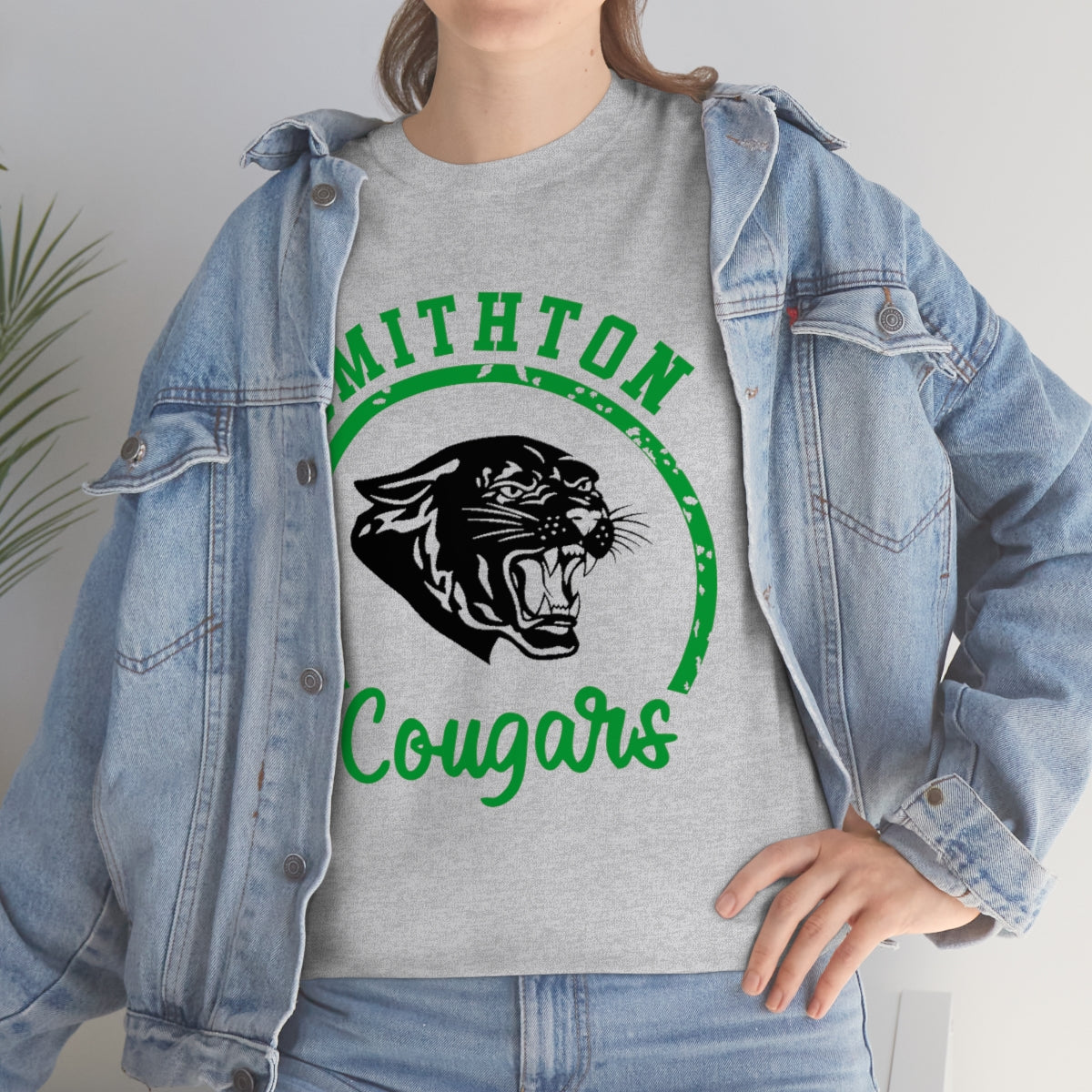 Smithton Cougars Unisex Heavy Cotton Tee