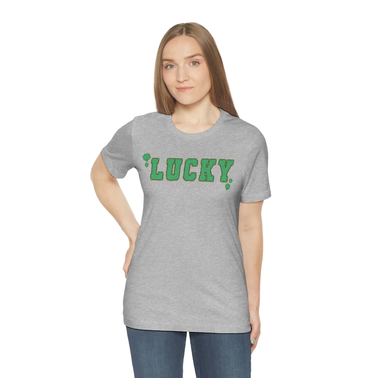 St. Patrick's Day "Lucky" Unisex Jersey Short Sleeve Tee