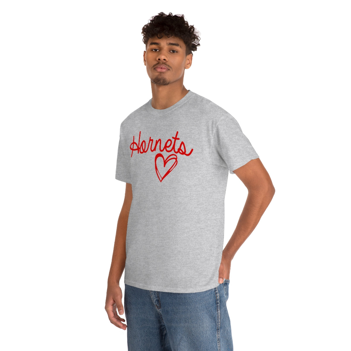 Hornet Heart Unisex Heavy Cotton Tee