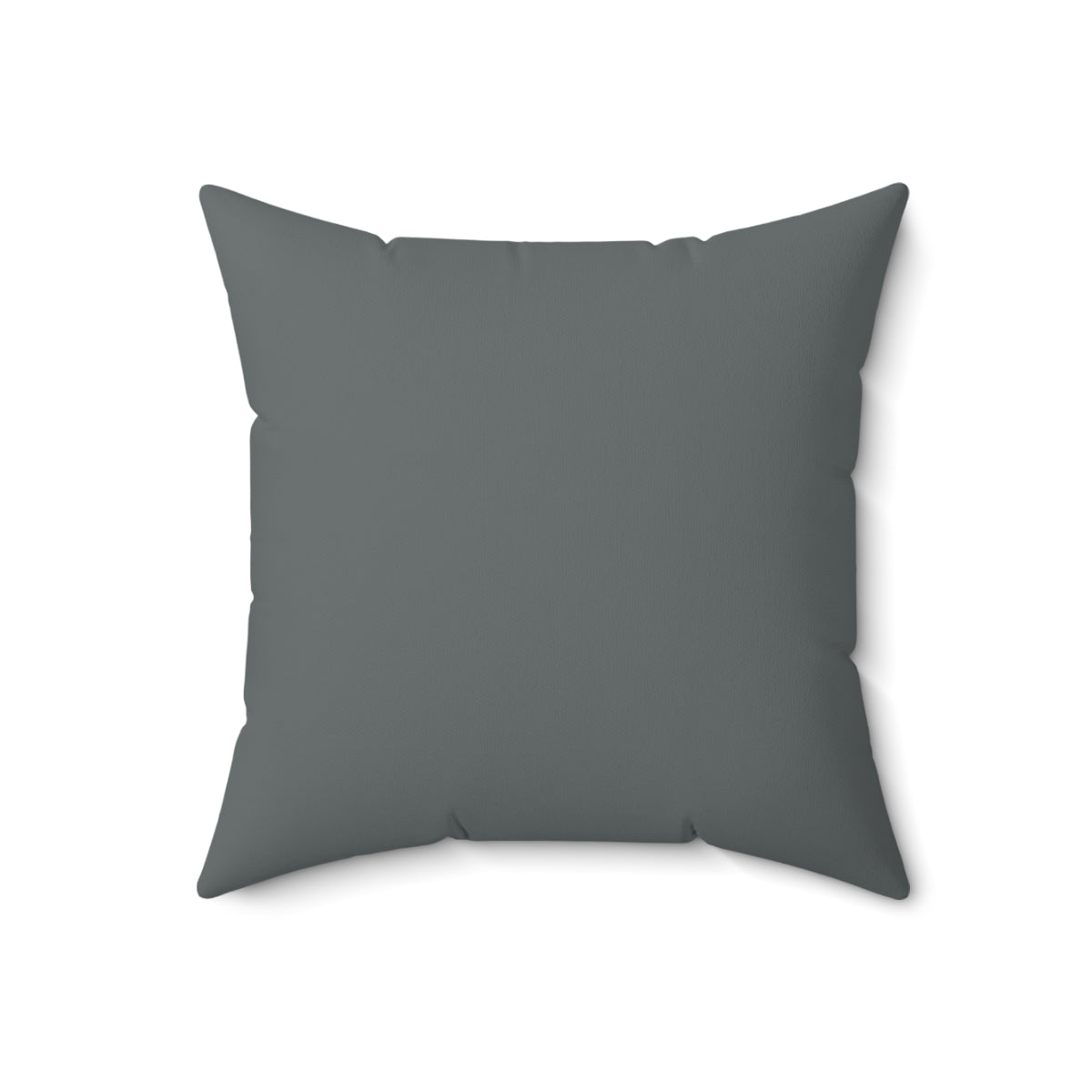 Gray 80's Spooky Vibes Fall Halloween Spun Polyester Square Pillow