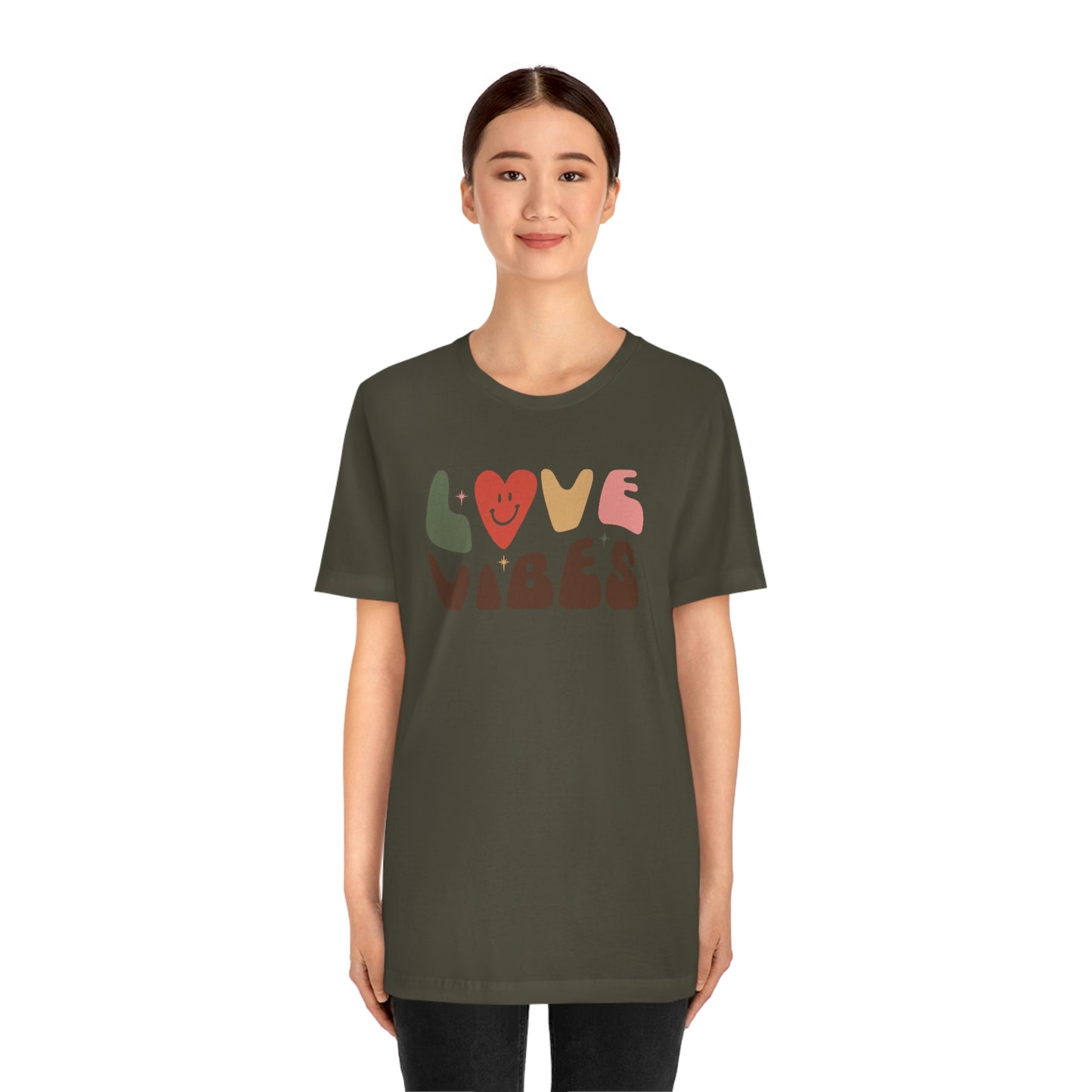 "Love Vibes"  Unisex Jersey Short Sleeve Tee