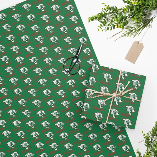 Salem Wildcats Green Wrapping Paper