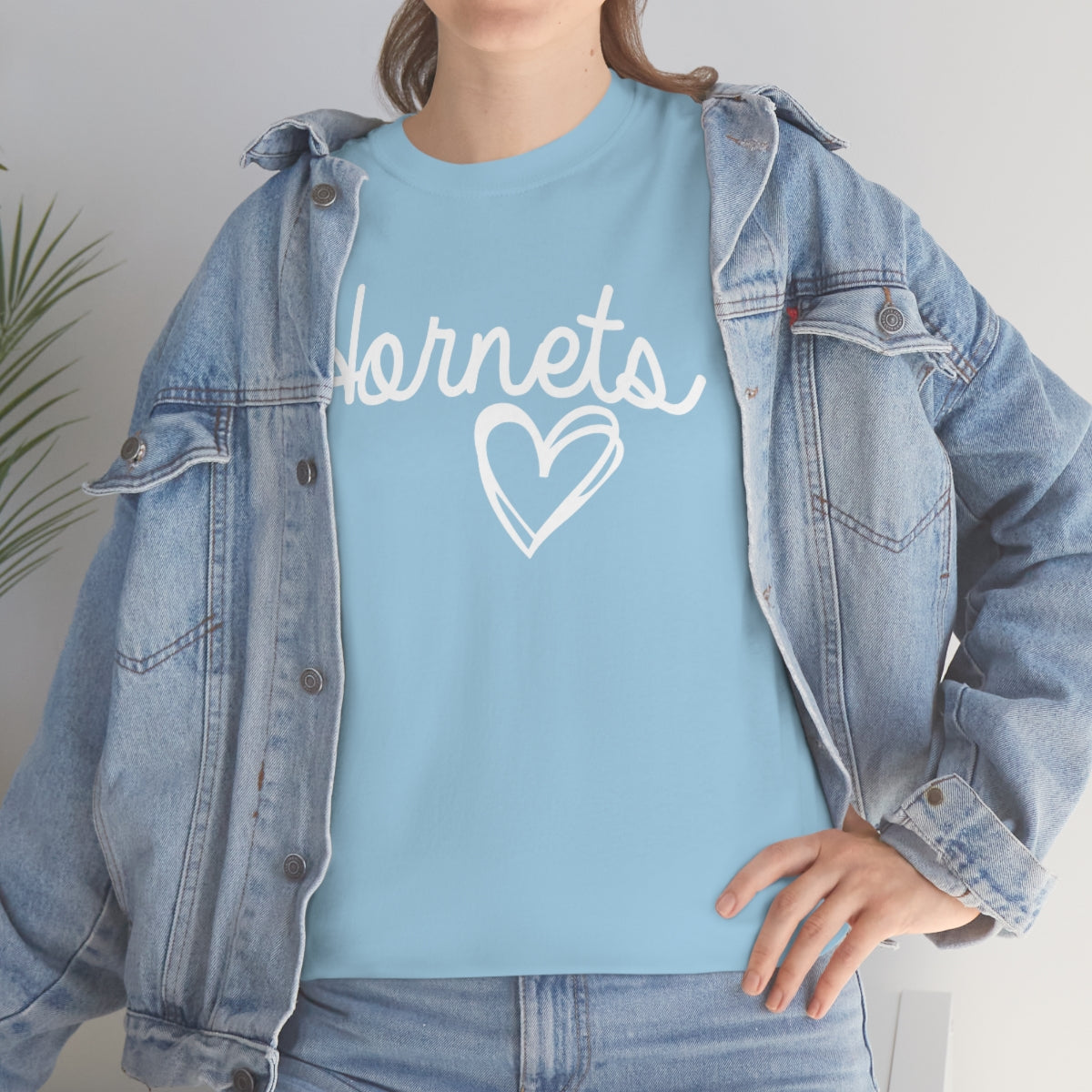 Hornet White Heart Unisex Heavy Cotton Tee