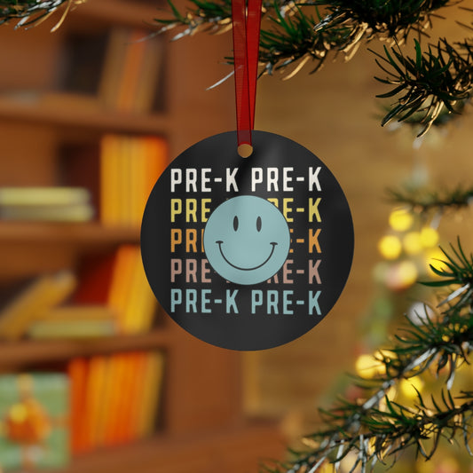 Pre-K Black Rustic Boho Metal Ornaments