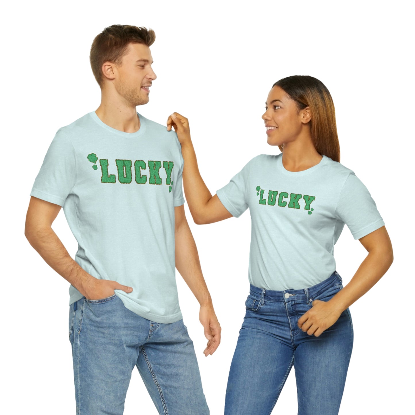 St. Patrick's Day "Lucky" Unisex Jersey Short Sleeve Tee