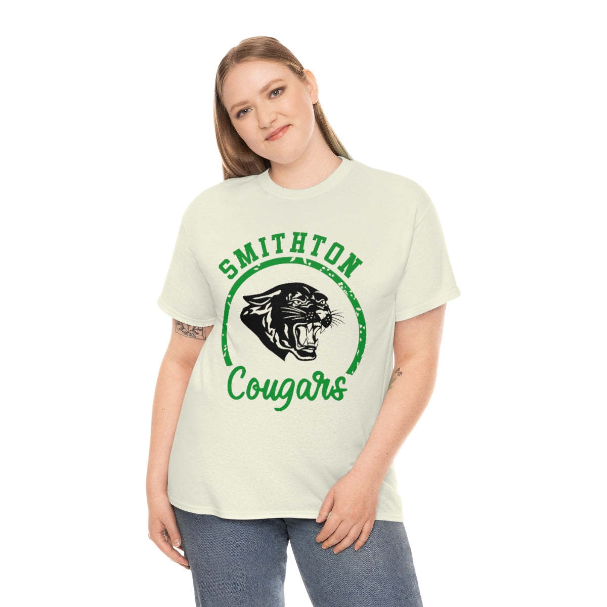 Smithton Cougars Unisex Heavy Cotton Tee