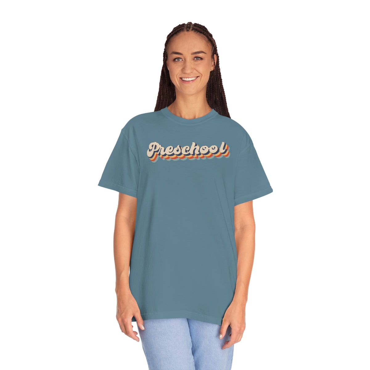 Retro Preschool Unisex Garment-Dyed Comfort Colors PREMIUM T-shirt