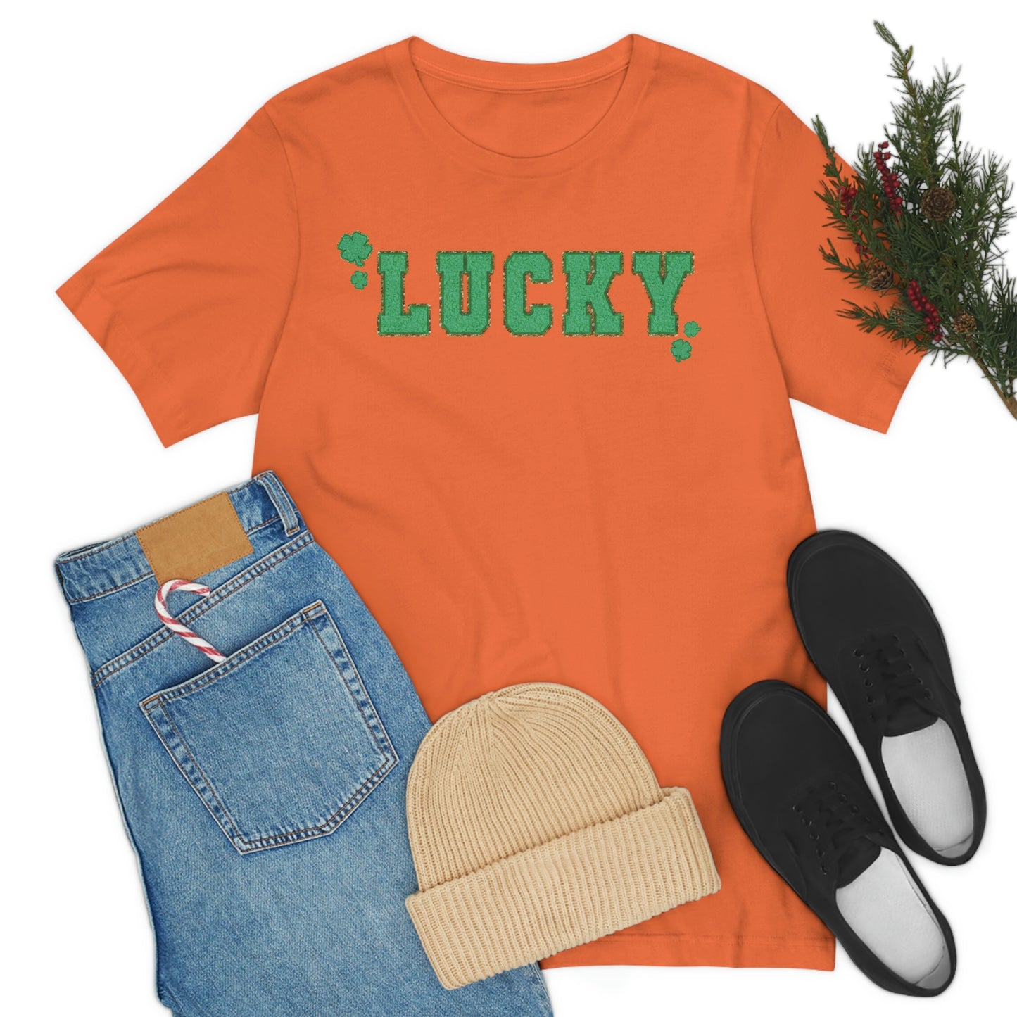 St. Patrick's Day "Lucky" Unisex Jersey Short Sleeve Tee