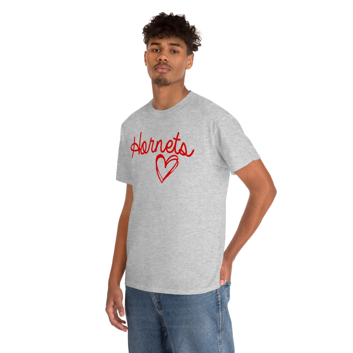 Hornet Heart Unisex Heavy Cotton Tee