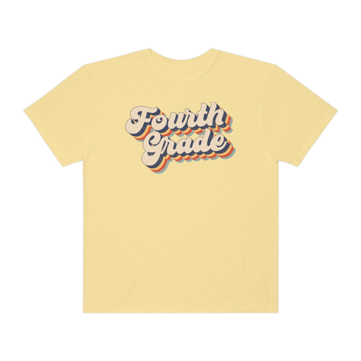 Retro Fourth Grade Unisex Garment-Dyed Comfort Colors PREMIUM T-shirt