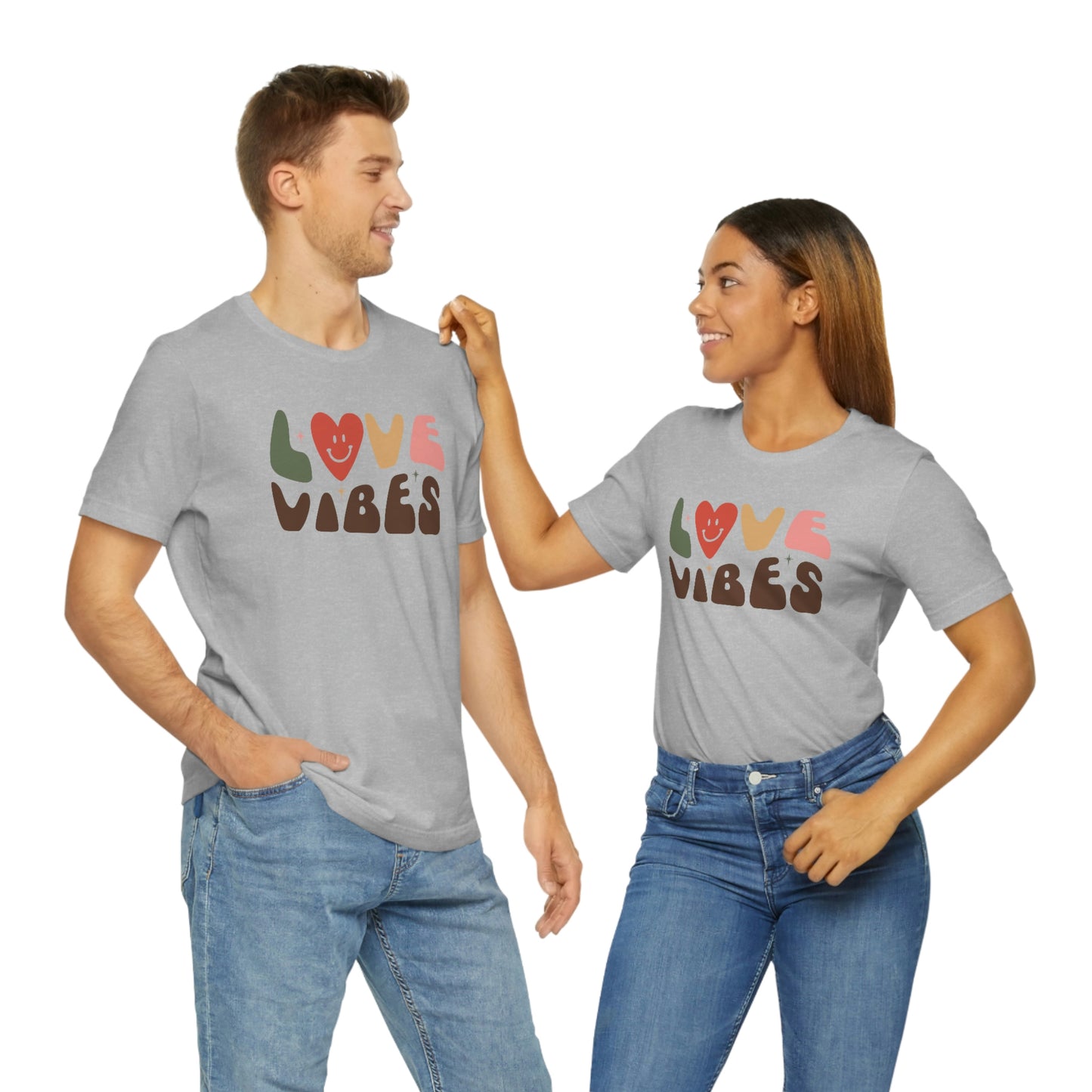 "Love Vibes"  Unisex Jersey Short Sleeve Tee