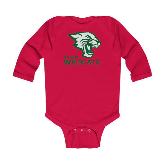 Salem Wildcats Infant Long Sleeve Bodysuit