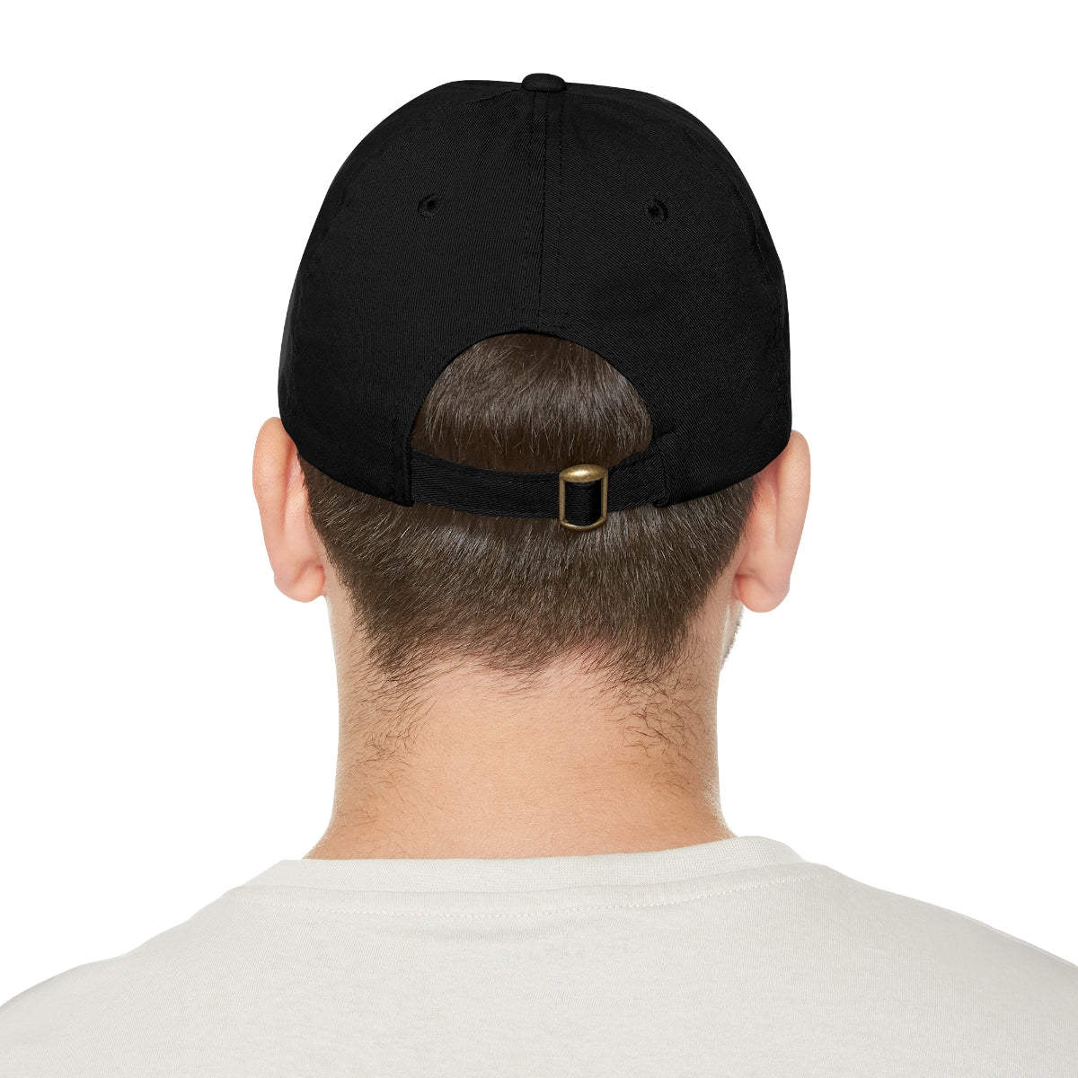 Freeburg Midget Cursive Dad Hat with Leather Patch