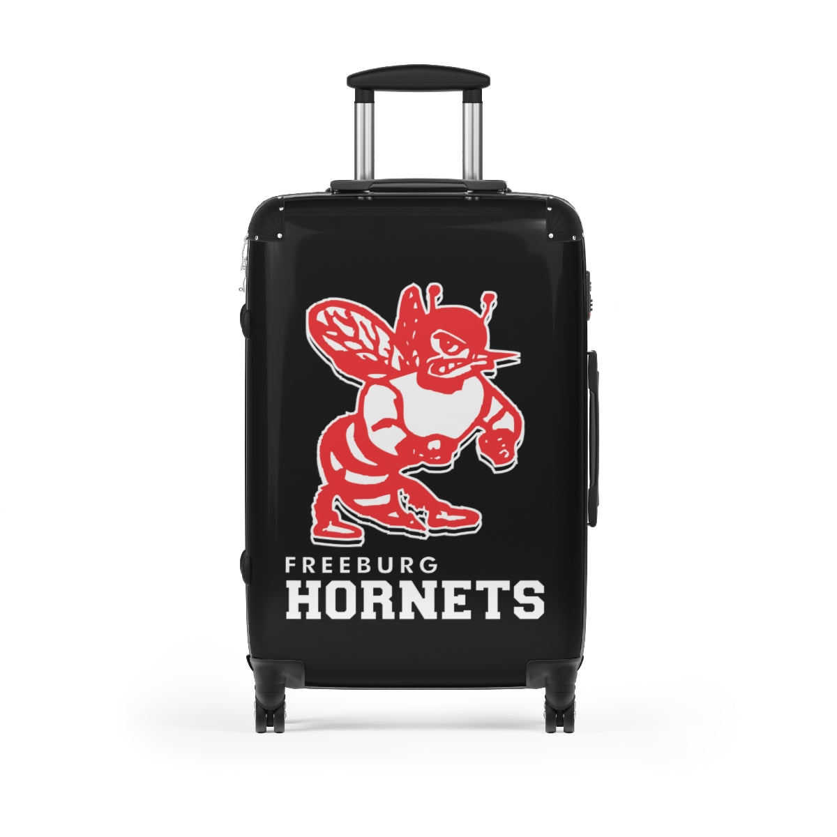 Freeburg Hornet Suitcases - Black Front/ Black Back