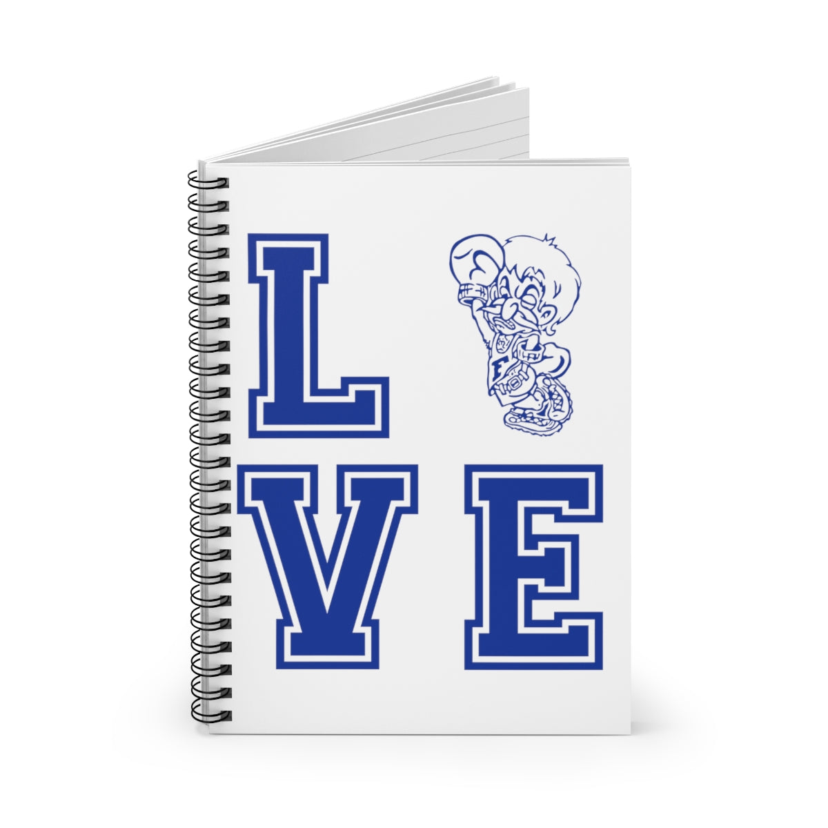 White Midget Love Spiral Notebook - Ruled Line