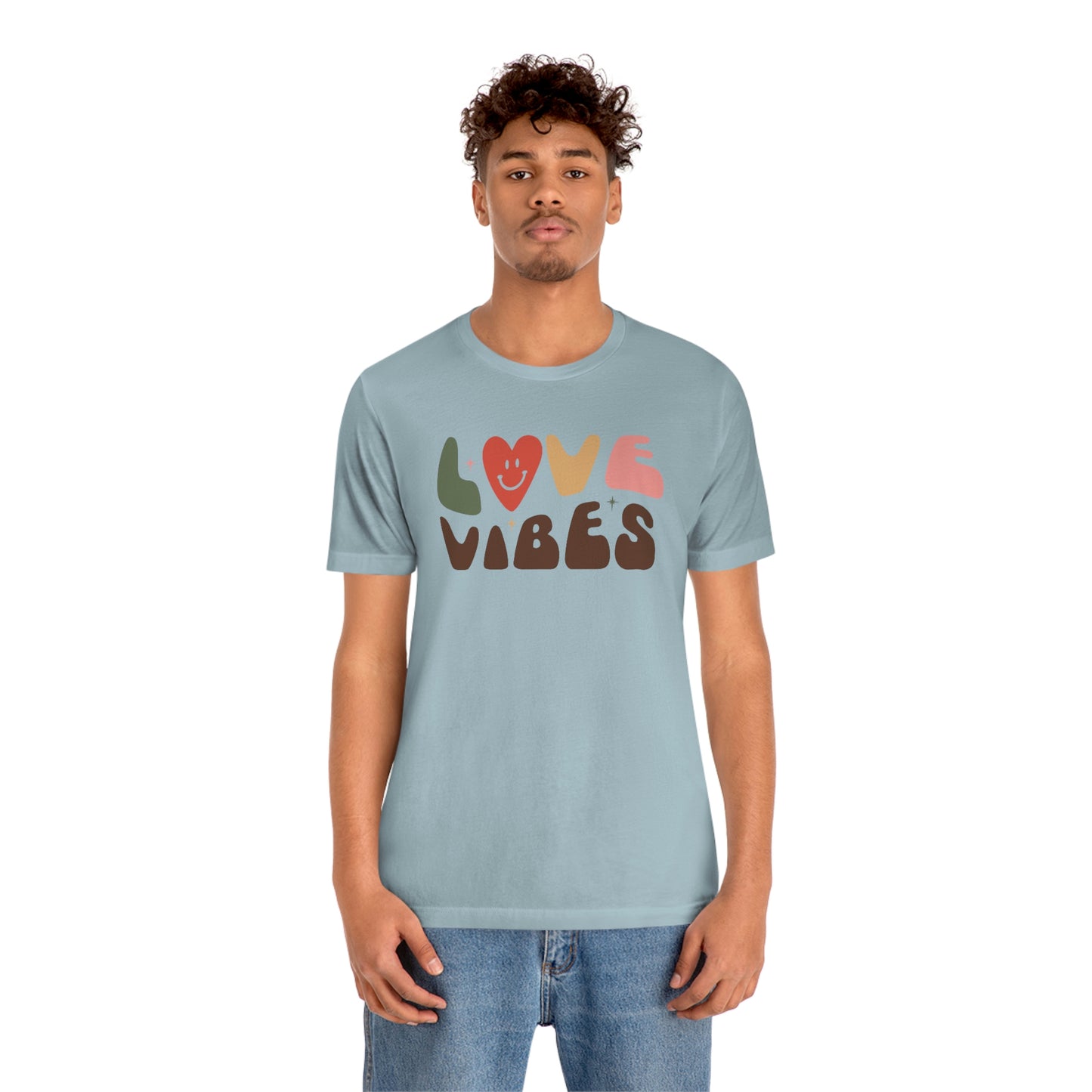 "Love Vibes"  Unisex Jersey Short Sleeve Tee