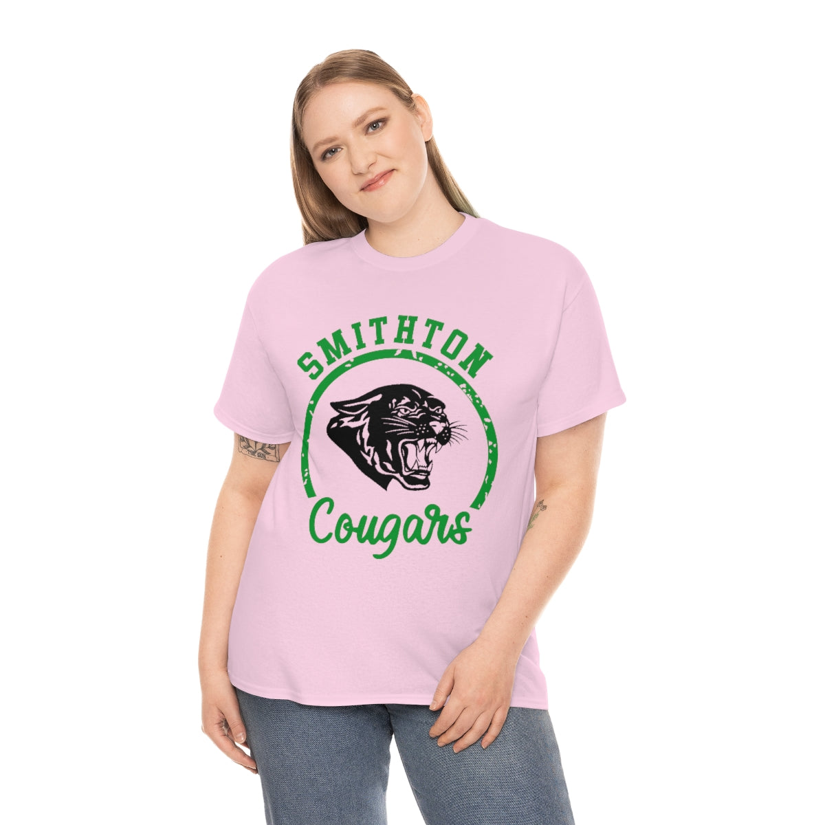 Smithton Cougars Unisex Heavy Cotton Tee