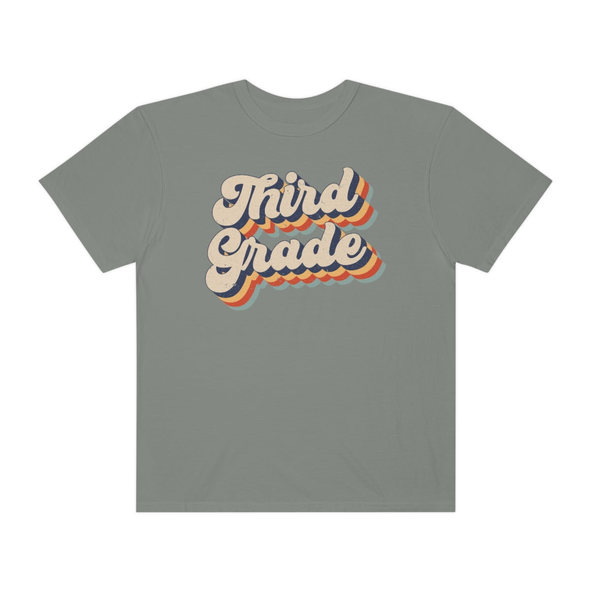 Retro Third Grade Unisex Garment-Dyed Comfort Colors PREMIUM T-shirt