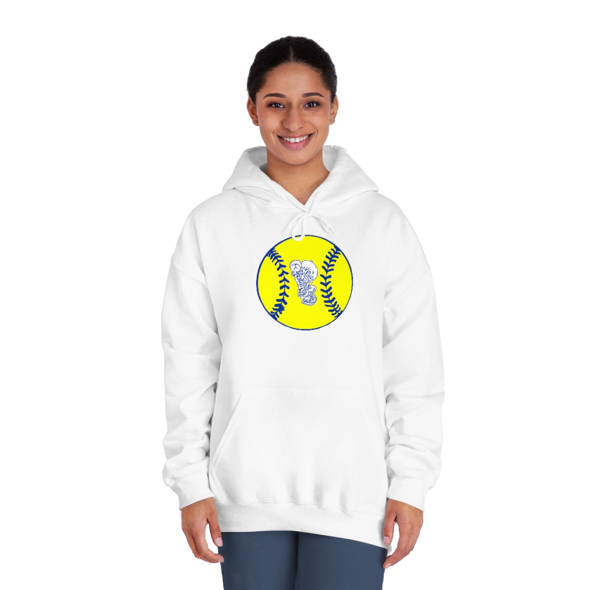 Freeburg Midgets Softball Unisex DryBlend® Hooded Sweatshirt