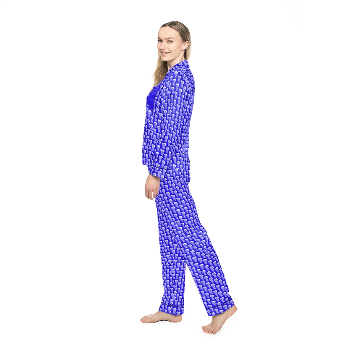 Freeburg Midget Women's Satin Pajamas (AOP)