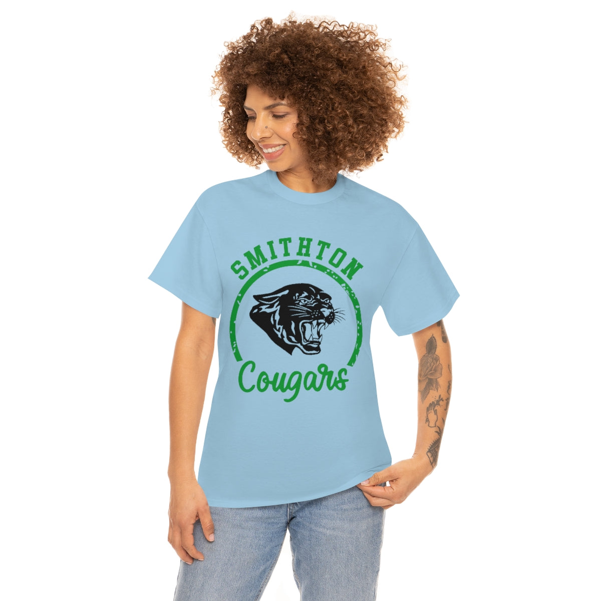 Smithton Cougars Unisex Heavy Cotton Tee