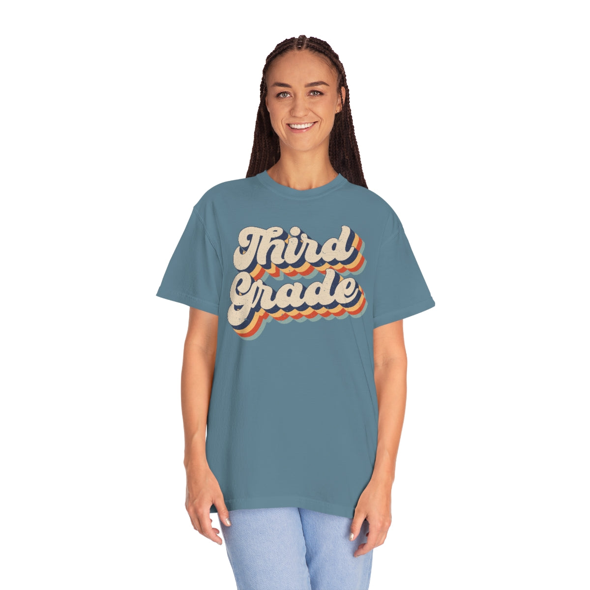 Retro Third Grade Unisex Garment-Dyed Comfort Colors PREMIUM T-shirt