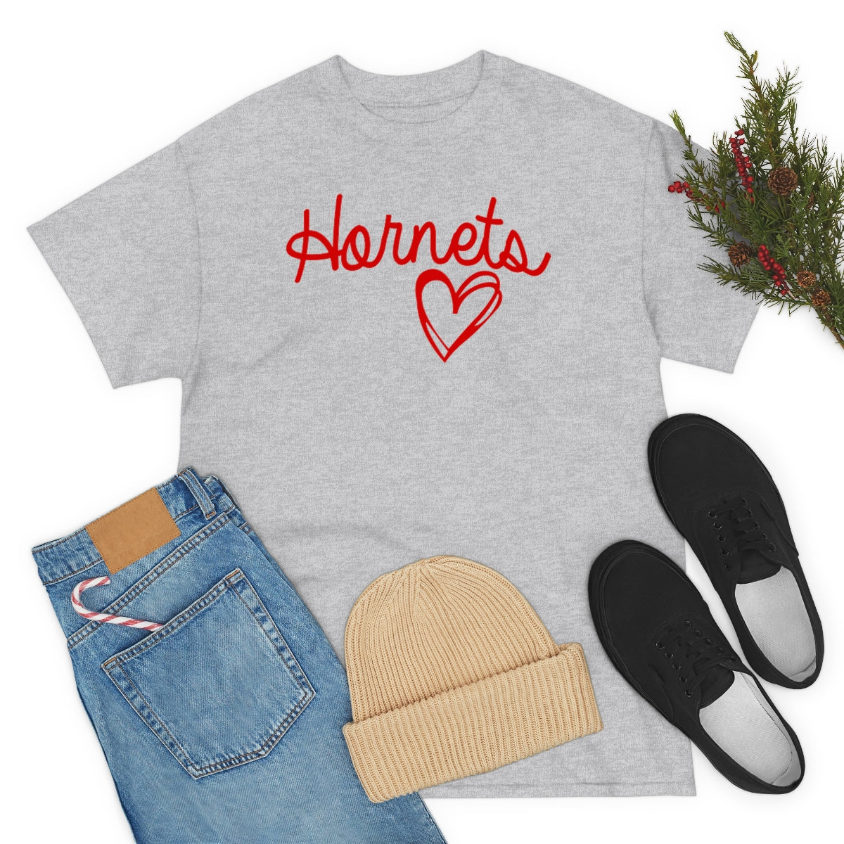 Hornet Heart Unisex Heavy Cotton Tee